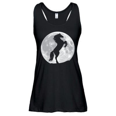 Full Moon Horse Ladies Essential Flowy Tank