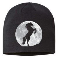 Full Moon Horse Sustainable Beanie