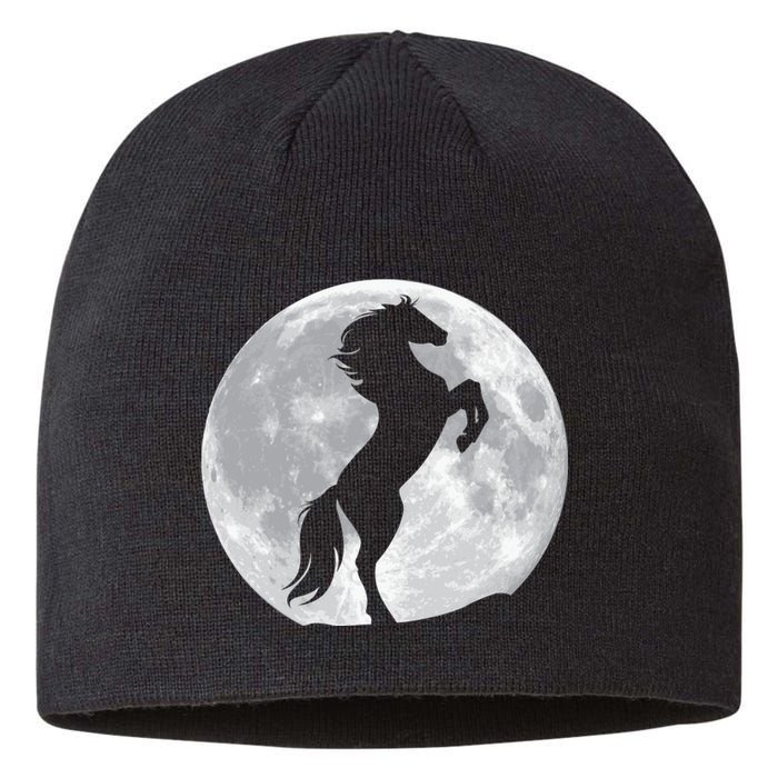 Full Moon Horse Sustainable Beanie