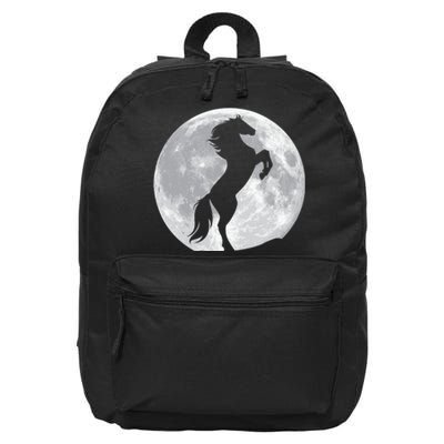 Full Moon Horse 16 in Basic Backpack