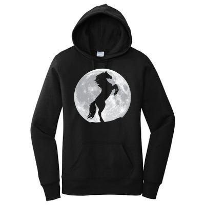 Full Moon Horse Women's Pullover Hoodie