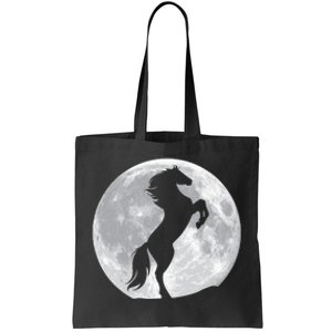 Full Moon Horse Tote Bag