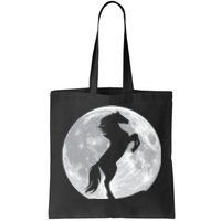 Full Moon Horse Tote Bag