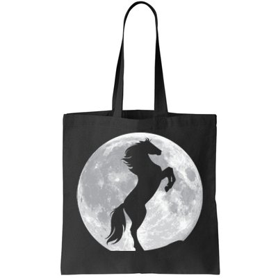 Full Moon Horse Tote Bag