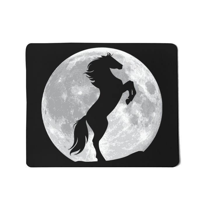 Full Moon Horse Mousepad