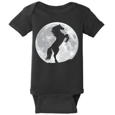 Full Moon Horse Baby Bodysuit