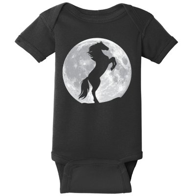 Full Moon Horse Baby Bodysuit