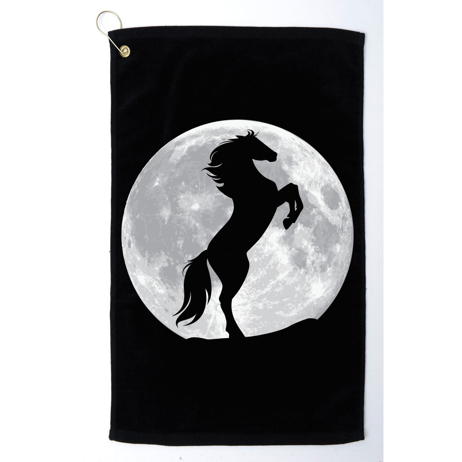 Full Moon Horse Golf Towel