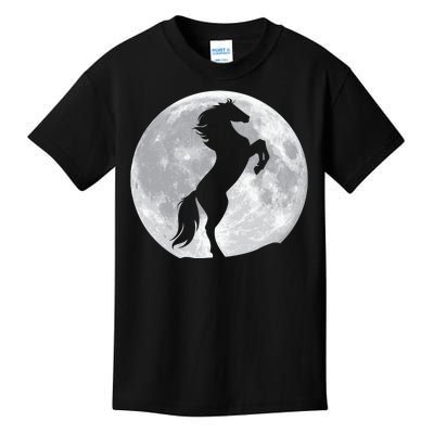 Full Moon Horse Kids T-Shirt