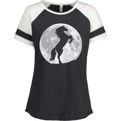 Full Moon Horse Enza Ladies Jersey Colorblock Tee