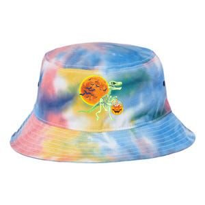 Full Moon T-Rex Dinosaur Skeleton Candy Tie Dye Newport Bucket Hat