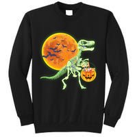 Full Moon T-Rex Dinosaur Skeleton Candy Sweatshirt