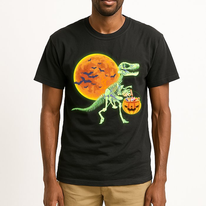 Full Moon T-Rex Dinosaur Skeleton Candy Tall T-Shirt
