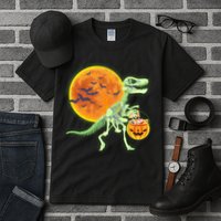Full Moon T-Rex Dinosaur Skeleton Candy Tall T-Shirt
