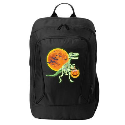 Full Moon T-Rex Dinosaur Skeleton Candy City Backpack