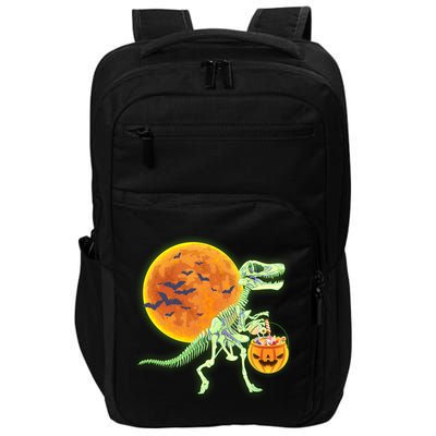 Full Moon T-Rex Dinosaur Skeleton Candy Impact Tech Backpack