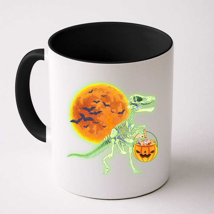 Full Moon T-Rex Dinosaur Skeleton Candy Mug