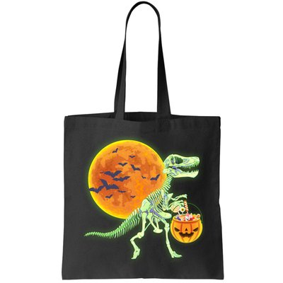Full Moon T-Rex Dinosaur Skeleton Candy Bag