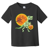 Full Moon T-Rex Dinosaur Skeleton Candy Toddler T-Shirt