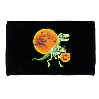Full Moon T-Rex Dinosaur Skeleton Candy Microfiber Hand Towel