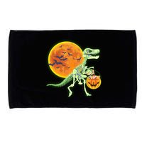 Full Moon T-Rex Dinosaur Skeleton Candy Microfiber Hand Towel