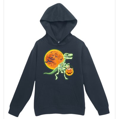 Full Moon T-Rex Dinosaur Skeleton Candy Urban Pullover Hoodie