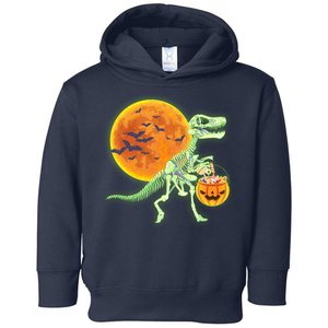 Full Moon T-Rex Dinosaur Skeleton Candy Toddler Hoodie