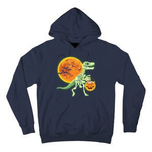 Full Moon T-Rex Dinosaur Skeleton Candy Tall Hoodie