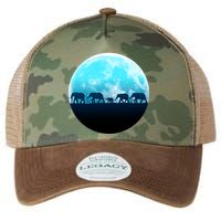 Full Moon With Elephant Family Legacy Tie Dye Trucker Hat
