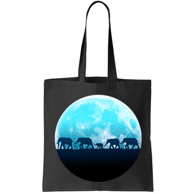 Full Moon With Elephant Family Bag