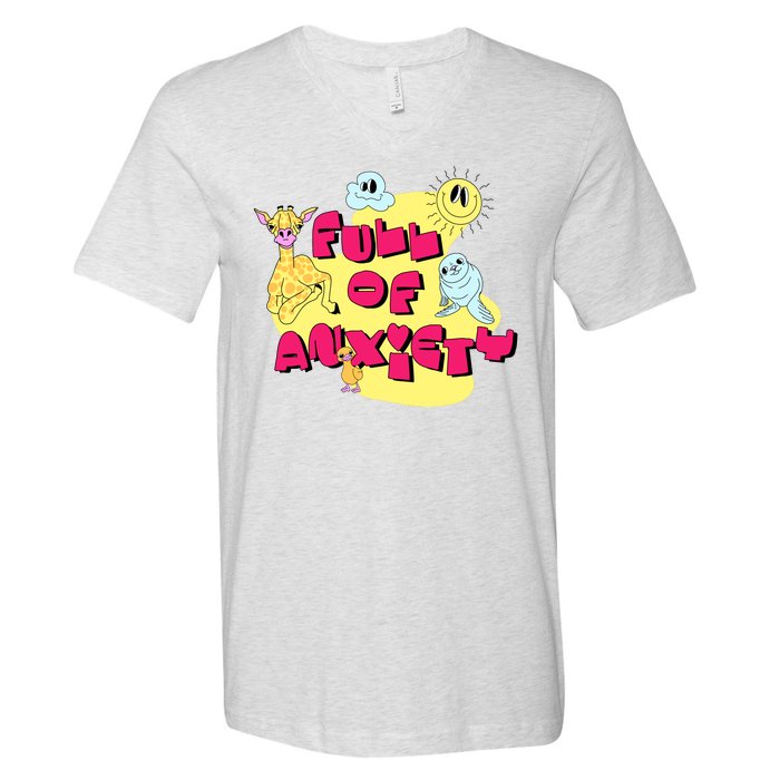 Full Of Anxiety V-Neck T-Shirt