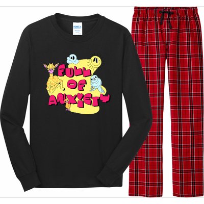 Full Of Anxiety Long Sleeve Pajama Set