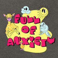 Full Of Anxiety Cotton Canvas Backpack