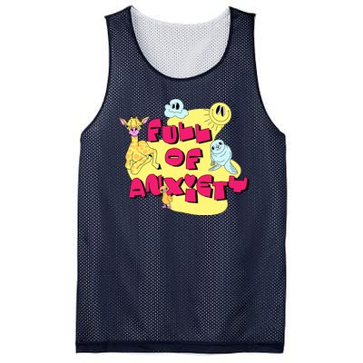 Full Of Anxiety Mesh Reversible Basketball Jersey Tank