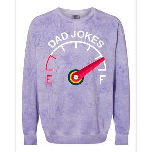 Full Of Dad Jokes Colorblast Crewneck Sweatshirt