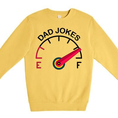 Full Of Dad Jokes Premium Crewneck Sweatshirt