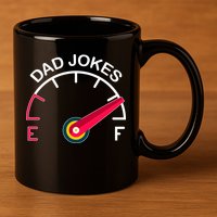 Full Of Dad Jokes 11oz C Handle Ceramic Mug