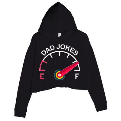 Full Of Dad Jokes Crop Fleece Hoodie