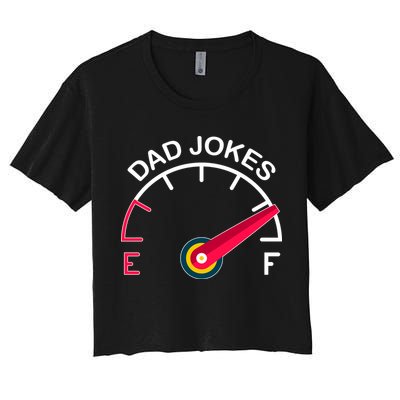 Full Of Dad Jokes Crop Top