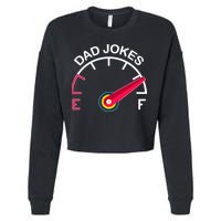 Full Of Dad Jokes Cropped Pullover Crew