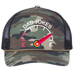 Full Of Dad Jokes Retro Rope Trucker Hat Cap