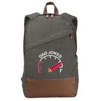 Full Of Dad Jokes Cotton Canvas Backpack