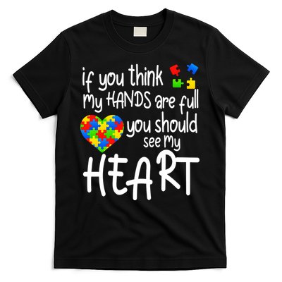 Full Of Heart Autism Parent T-Shirt