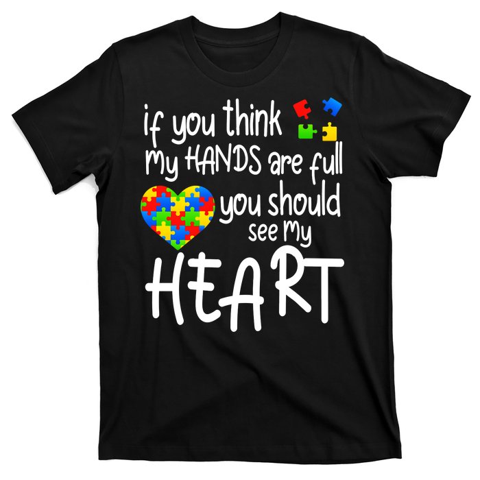 Full Of Heart Autism Parent T-Shirt