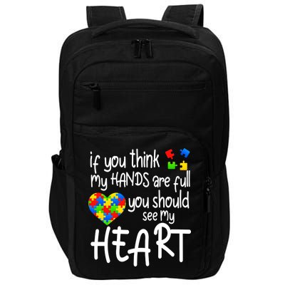 Full Of Heart Autism Parent Impact Tech Backpack