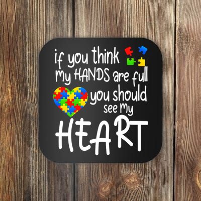 Full Of Heart Autism Parent Coaster