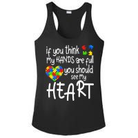 Full Of Heart Autism Parent Ladies PosiCharge Competitor Racerback Tank