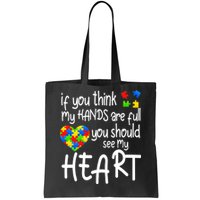 Full Of Heart Autism Parent Tote Bag