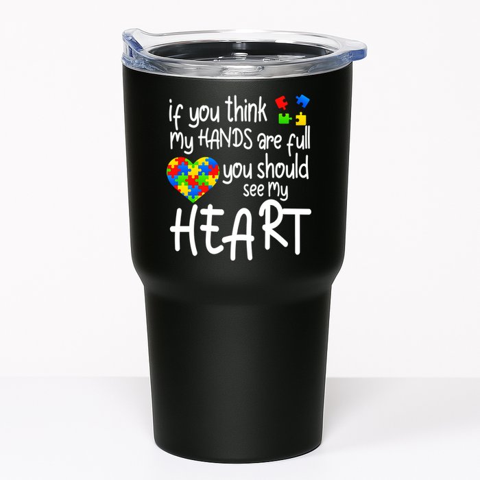 Full Of Heart Autism Parent Tumbler
