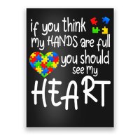 Full Of Heart Autism Parent Poster